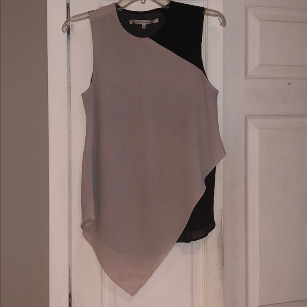 RACHEL ROY Asymmetrical Hem Blouse